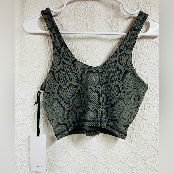 NWT Varley Lets Go Walker Medium Snakeskin Bra - Picture 4 of 9